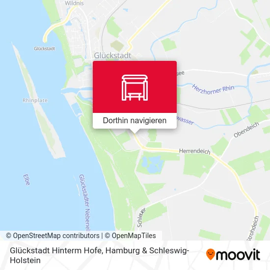 Glückstadt Hinterm Hofe Karte