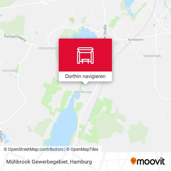 Mühbrook Gewerbegebiet Karte