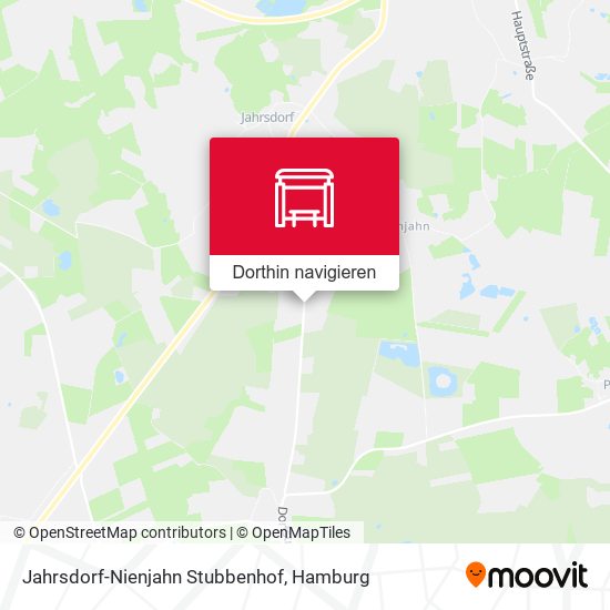 Jahrsdorf-Nienjahn Stubbenhof Karte