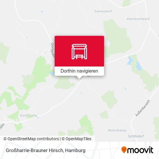 Großharrie-Brauner Hirsch Karte