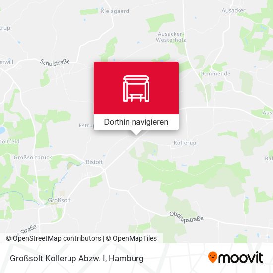 Großsolt Kollerup Abzw. I Karte