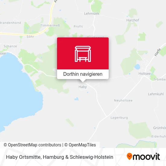 Haby Ortsmitte Karte