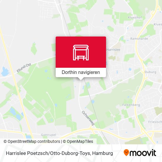 Harrislee Poetzsch / Otto-Duborg-Toys Karte