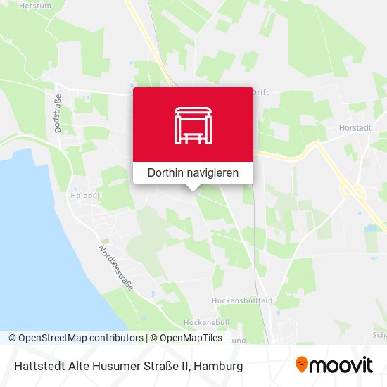 Hattstedt Alte Husumer Straße II Karte