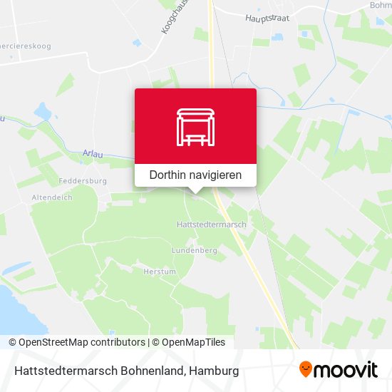Hattstedtermarsch Bohnenland Karte