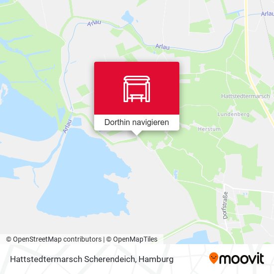 Hattstedtermarsch Scherendeich Karte