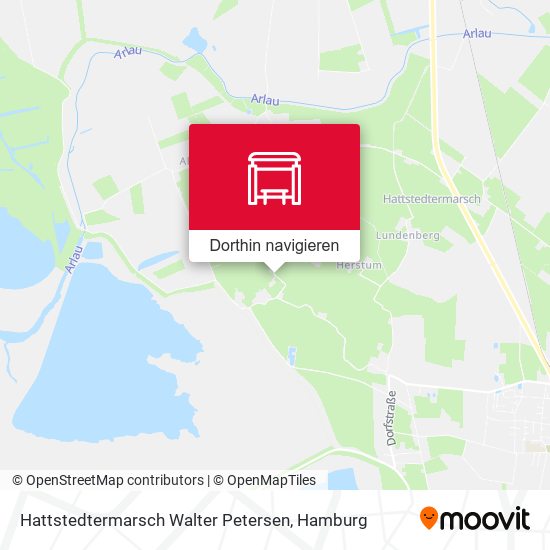 Hattstedtermarsch Walter Petersen Karte