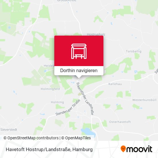 Havetoft Hostrup/Landstraße Karte