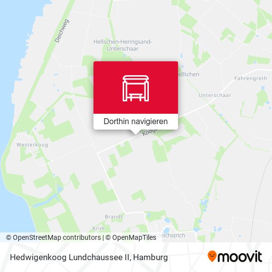 Hedwigenkoog Lundchaussee II Karte