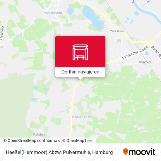 Heeßel(Hemmoor) Abzw. Pulvermühle Karte