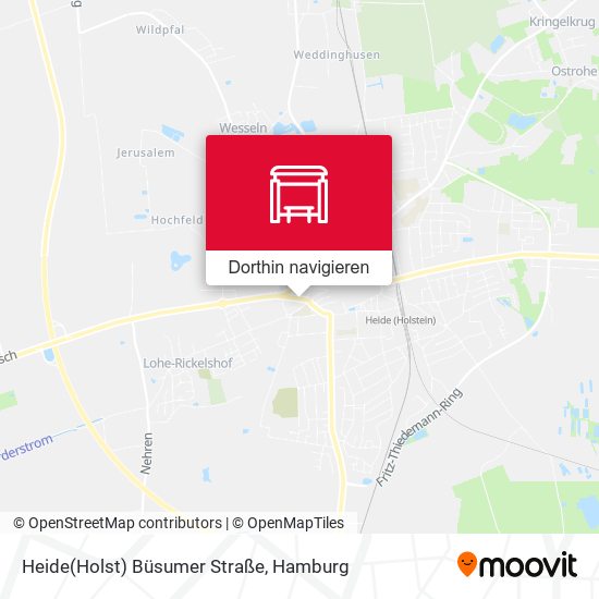 Heide(Holst) Büsumer Straße Karte