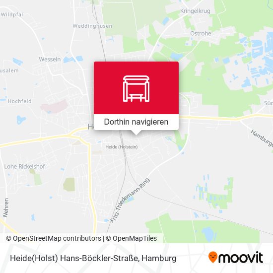 Heide(Holst) Hans-Böckler-Straße Karte