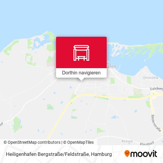 Heiligenhafen Bergstraße / Feldstraße Karte
