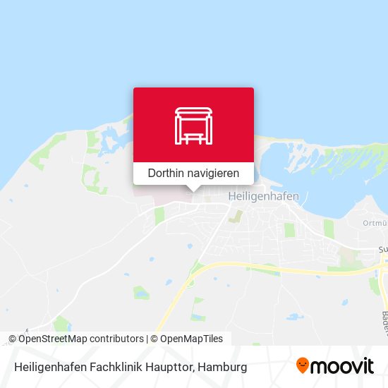 Heiligenhafen Fachklinik Haupttor Karte