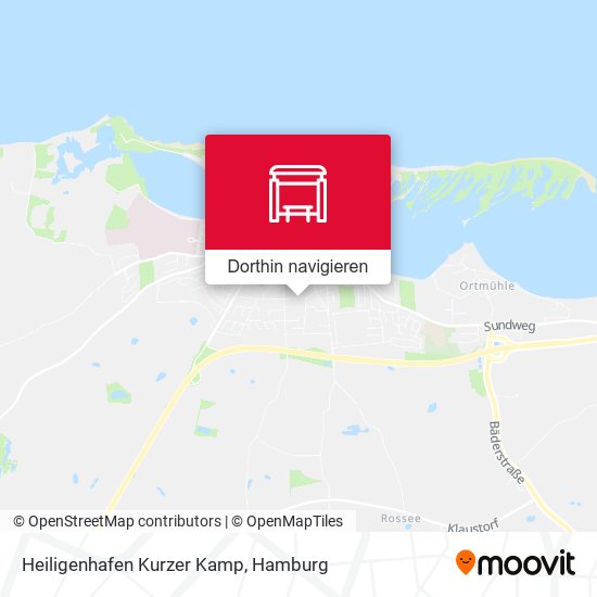 Heiligenhafen Kurzer Kamp Karte