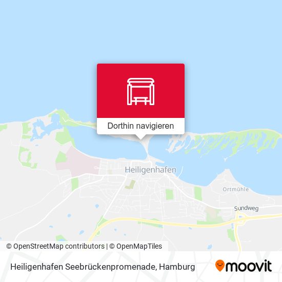 Heiligenhafen Seebrückenpromenade Karte