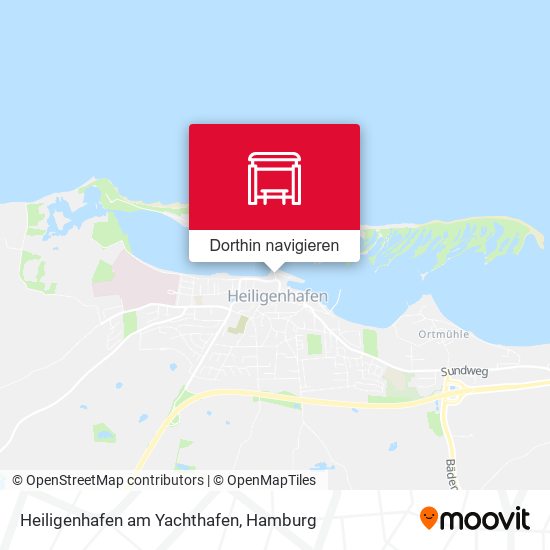 Heiligenhafen am Yachthafen Karte