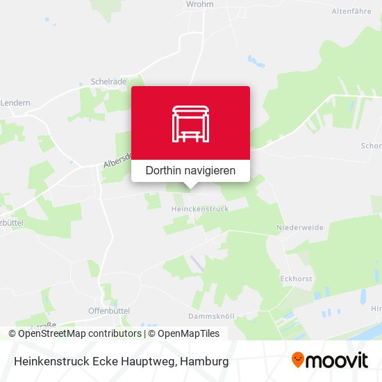 Heinkenstruck Ecke Hauptweg Karte