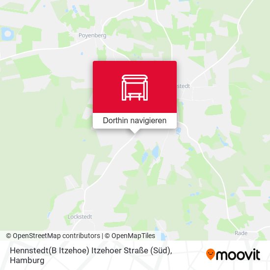 Hennstedt(B Itzehoe) Itzehoer Straße (Süd) Karte