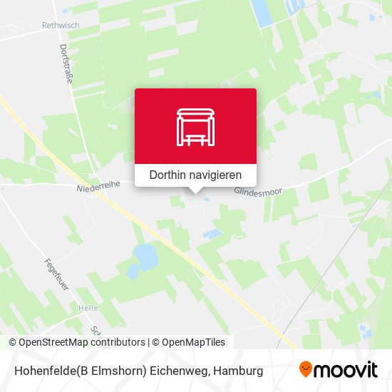 Hohenfelde(B Elmshorn) Eichenweg Karte