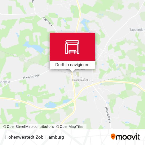 Hohenwestedt Zob Karte