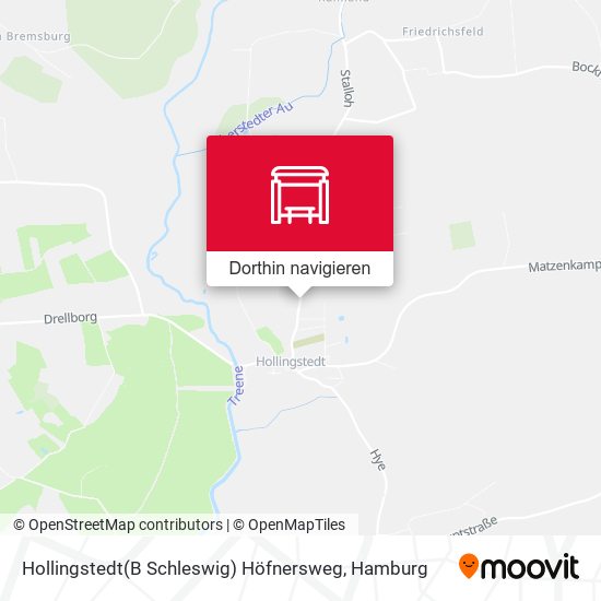 Hollingstedt(B Schleswig) Höfnersweg Karte