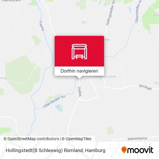 Hollingstedt(B Schleswig) Rümland Karte