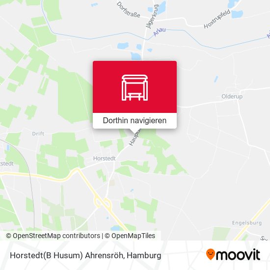 Horstedt(B Husum) Ahrensröh Karte