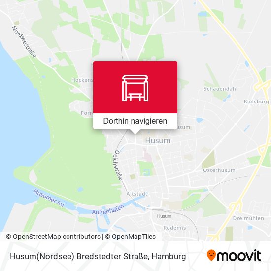 Husum(Nordsee) Bredstedter Straße Karte