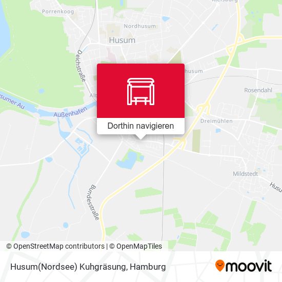 Husum(Nordsee) Kuhgräsung Karte