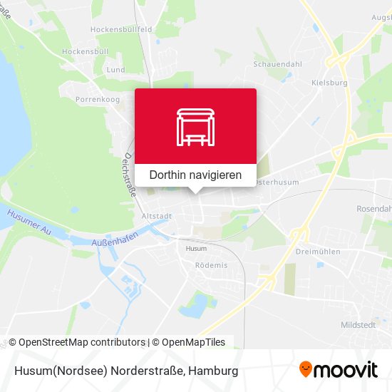 Husum(Nordsee) Norderstraße Karte