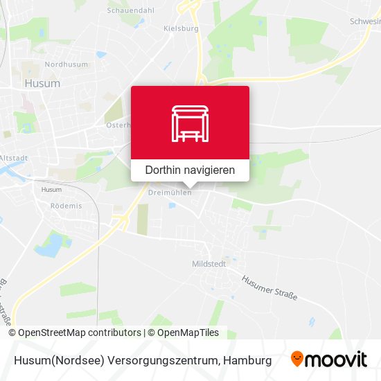 Husum(Nordsee) Versorgungszentrum Karte