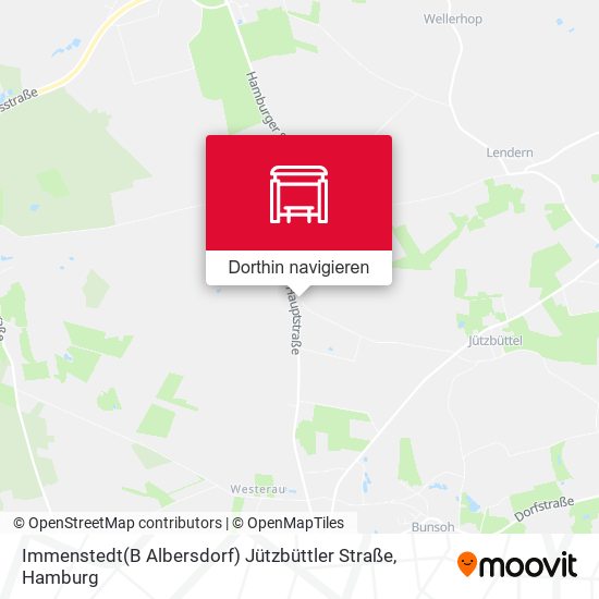 Immenstedt(B Albersdorf) Jützbüttler Straße Karte