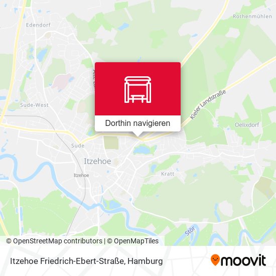 Itzehoe Friedrich-Ebert-Straße Karte