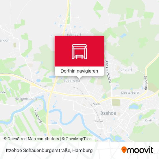 Itzehoe Schauenburgerstraße Karte