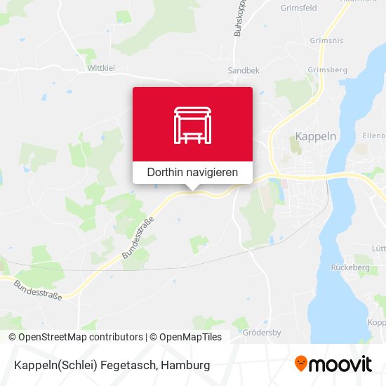 Kappeln(Schlei) Fegetasch Karte