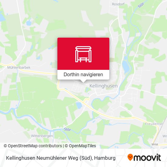 Kellinghusen Neumühlener Weg (Süd) Karte