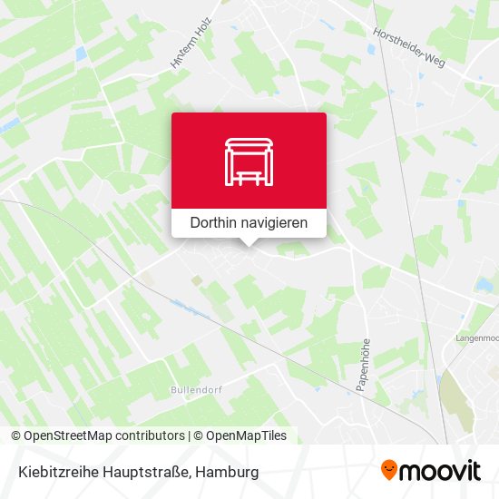 Kiebitzreihe Hauptstraße Karte