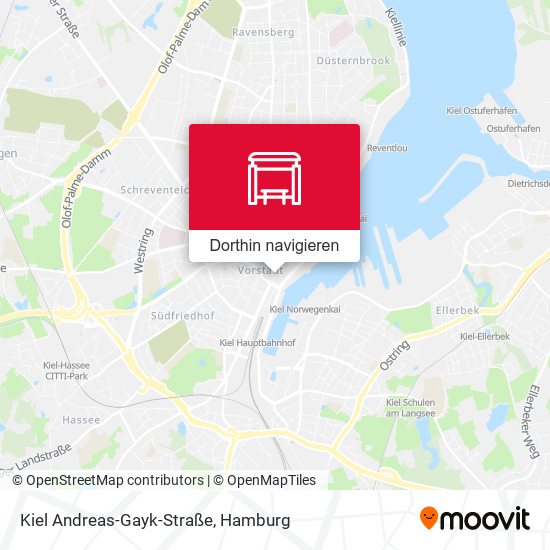 Kiel Andreas-Gayk-Straße Karte
