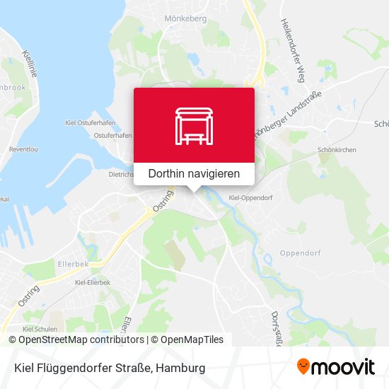 Kiel Flüggendorfer Straße Karte