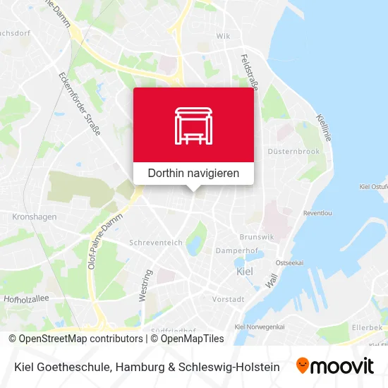 Kiel Goetheschule Karte