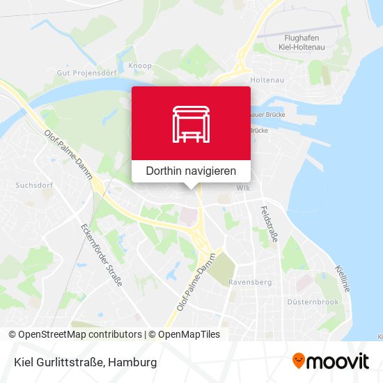 Kiel Gurlittstraße Karte