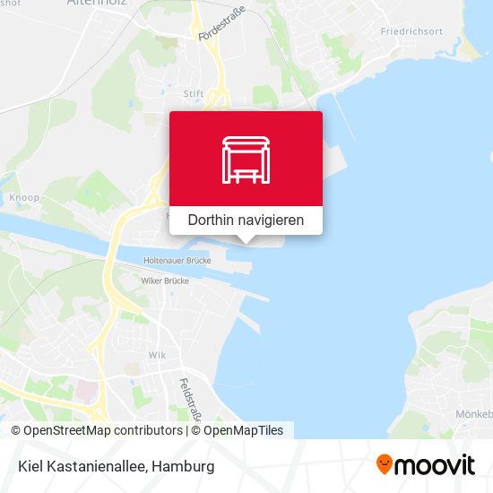 Kiel Kastanienallee Karte