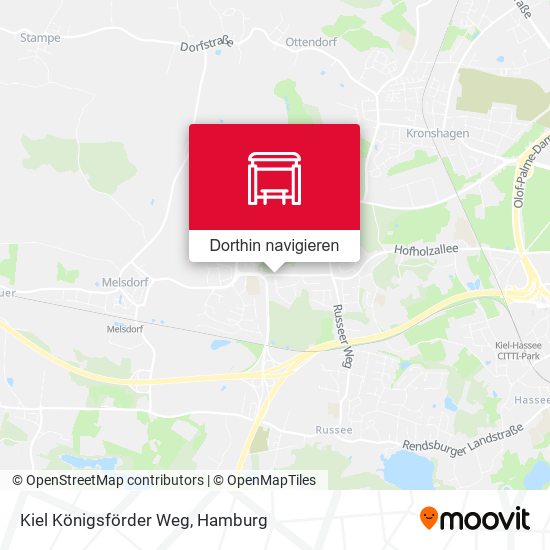 Kiel Königsförder Weg Karte