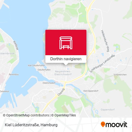 Kiel Lüderitzstraße Karte