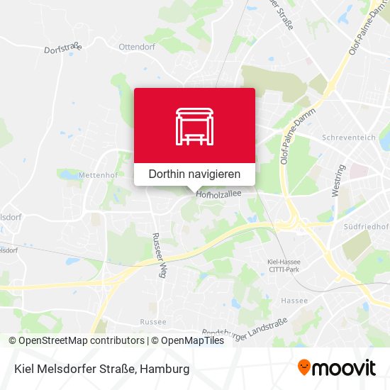 Kiel Melsdorfer Straße Karte