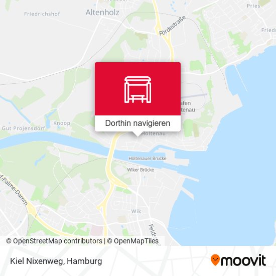 Kiel Nixenweg Karte