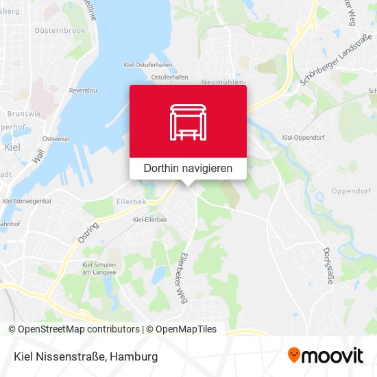 Kiel Nissenstraße Karte