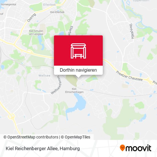 Kiel Reichenberger Allee Karte