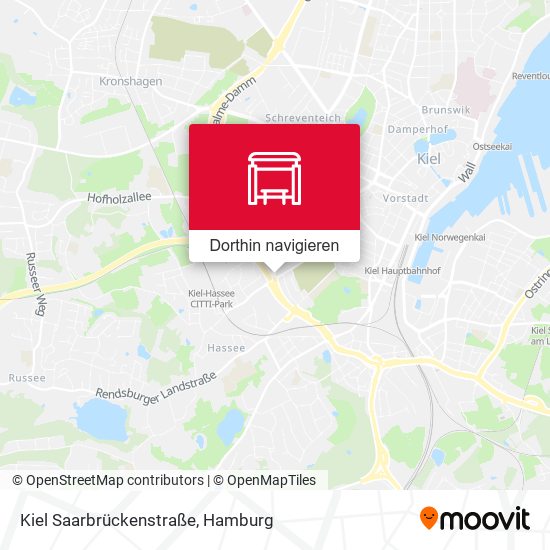 Kiel Saarbrückenstraße Karte